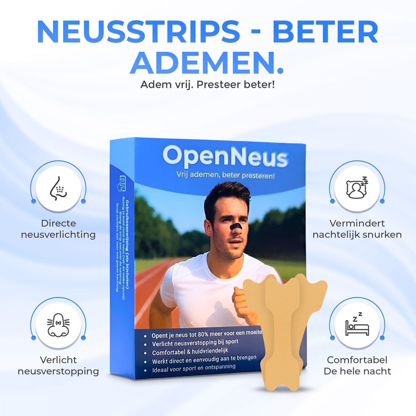 Beige Neusstrips