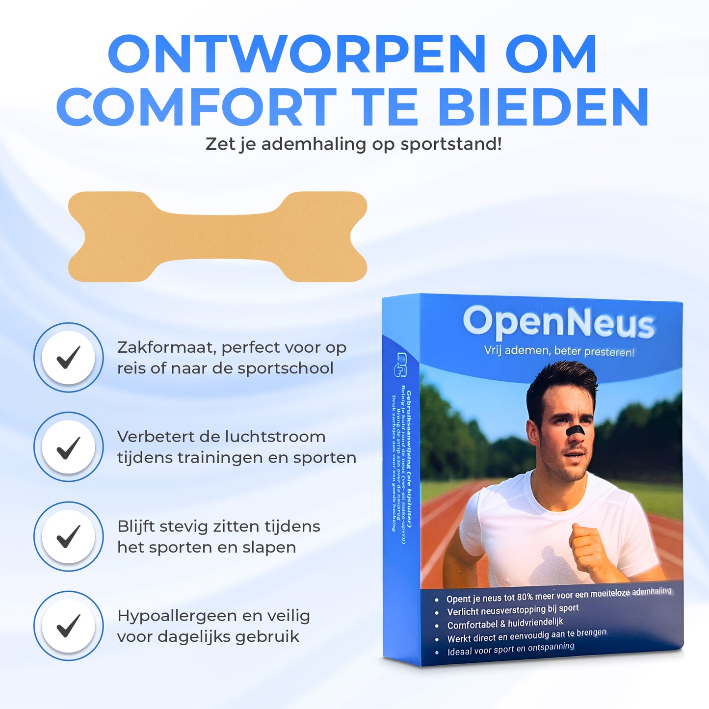 Beige Neusstrips
