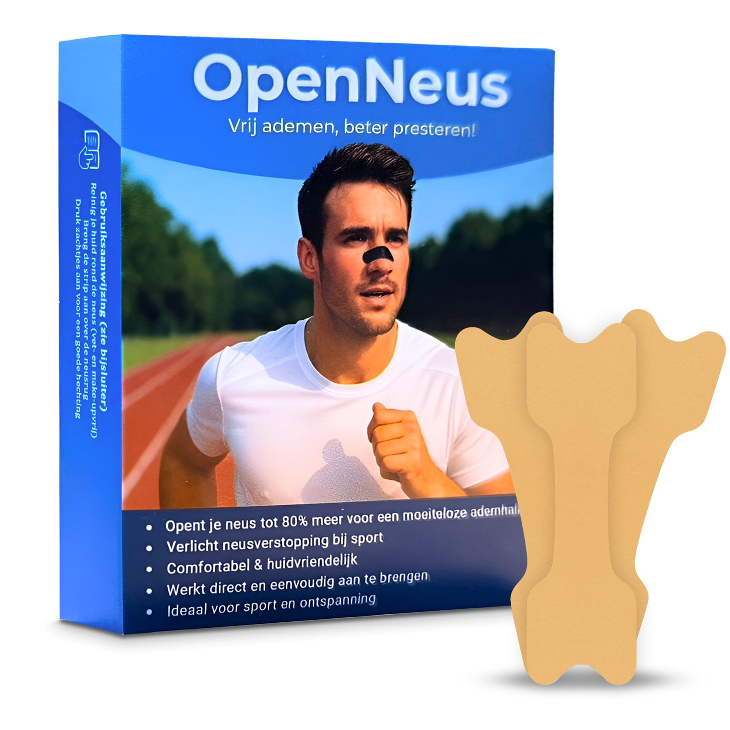 Beige Neusstrips