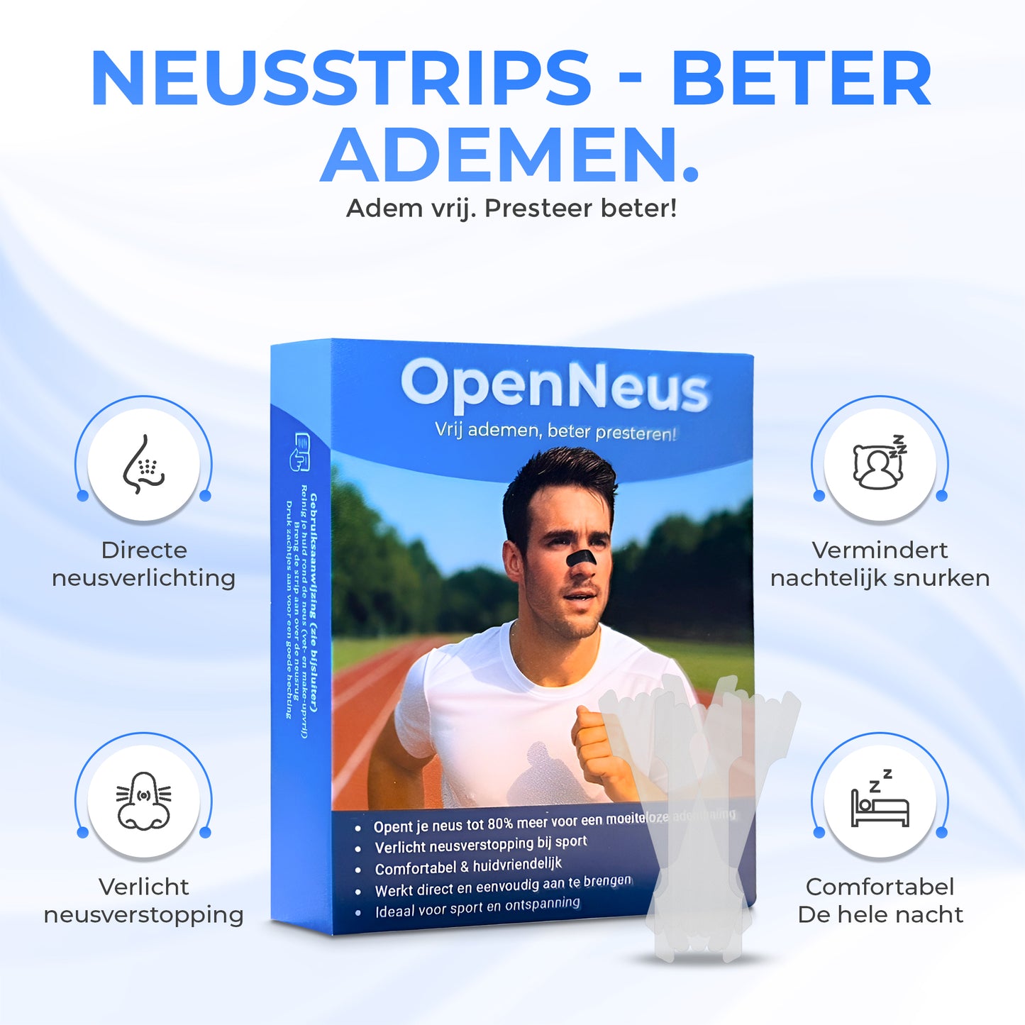 Doorschijnende Neusstrips