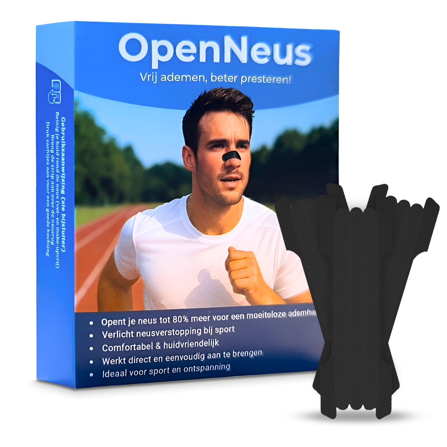 Zwarte Neusstrips