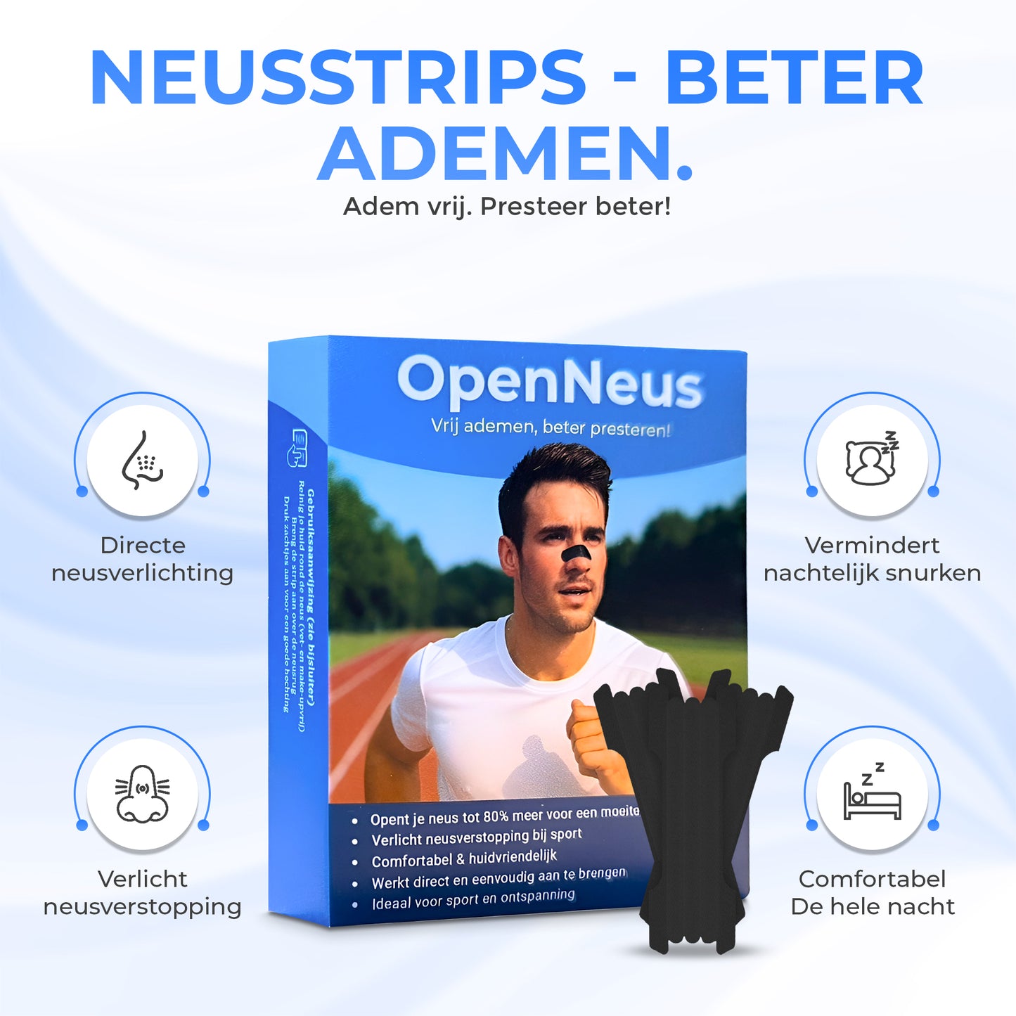 Zwarte Neusstrips